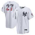 Fourth of July New York Yankees Giancarlo Stanton | Nike White USA 250 Stadium Jersey