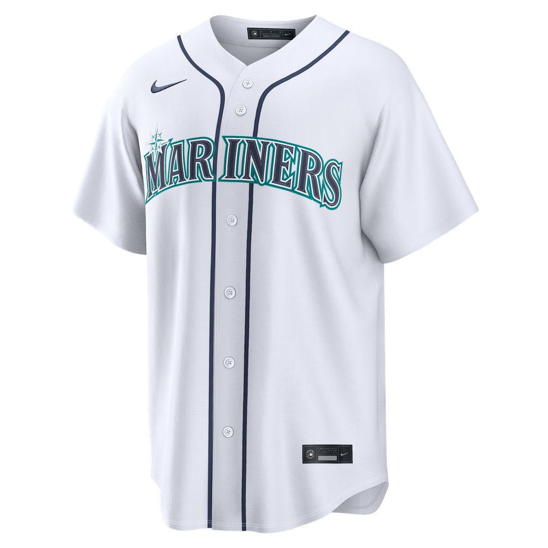 Seattle Mariners Cal Raleigh | Nike White Home Replica Jersey