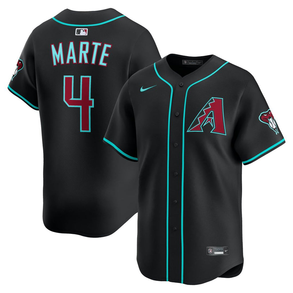 Arizona Diamondbacks Ketel Marte | Nike Black Alternate Limited Jersey
