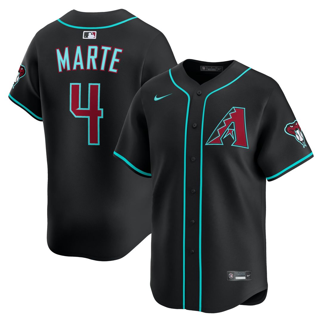 Arizona Diamondbacks Ketel Marte | Nike Black Alternate Limited Jersey