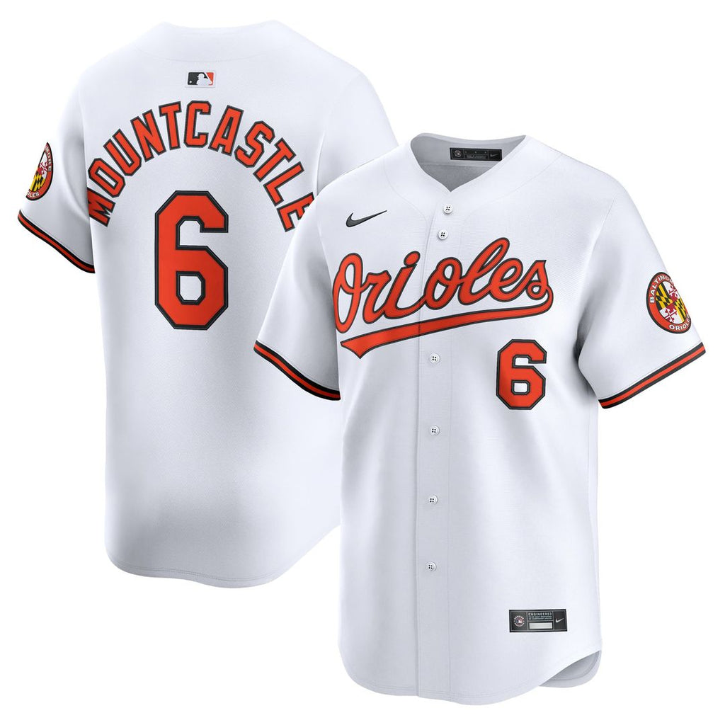 Baltimore Orioles Ryan Mountcastle | Nike White Home Limited Player Jersey