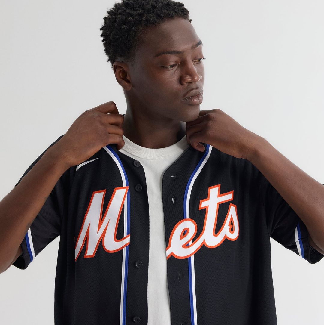 New York Mets Juan Soto | Nike Fashion Replica Black Out Jersey