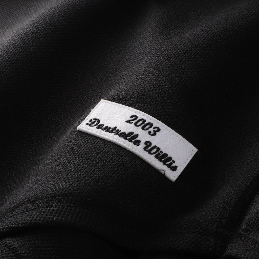 Florida Marlins Dontrelle Willis | Mitchell & Ness Black Cooperstown Collection Mesh Batting Practice Button-Up Jersey