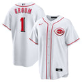 Cincinnati Reds | Nike White #1 Groom Home Replica Jersey