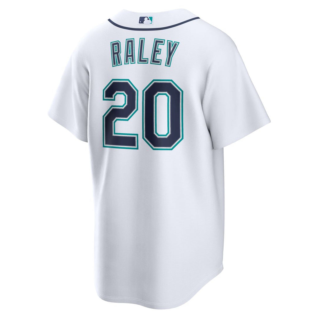 Seattle Mariners Luke Raley | Nike White Home Replica Jersey