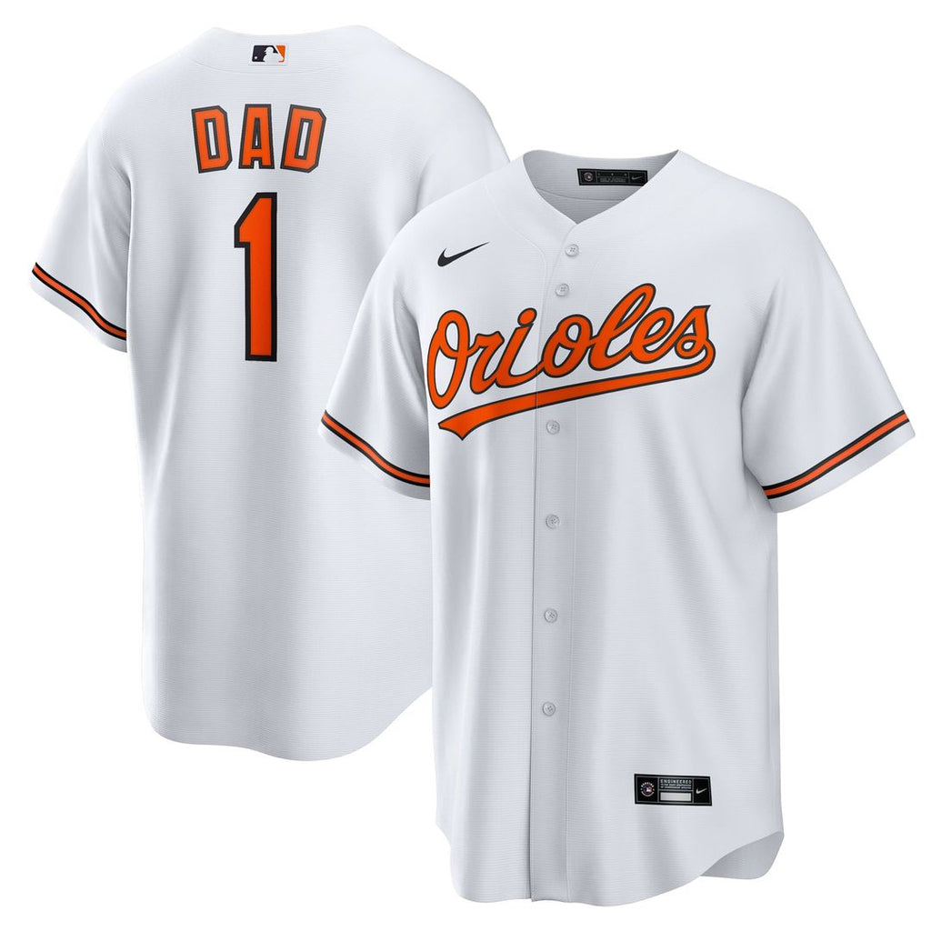 Baltimore Orioles | Nike White #1 Dad Home Replica Jersey