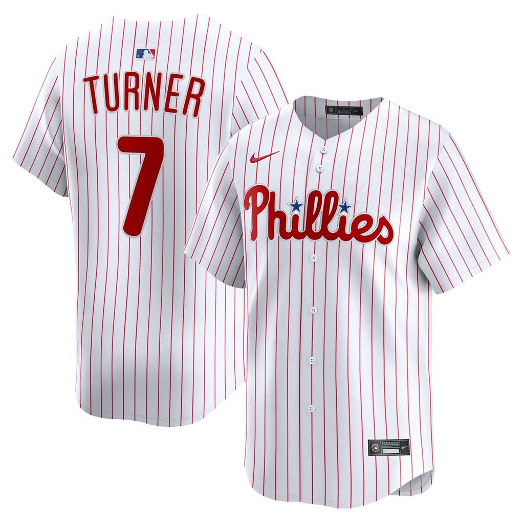 Philadelphia Phillies Trea Turner | Nike White Home Limited Player Jersey