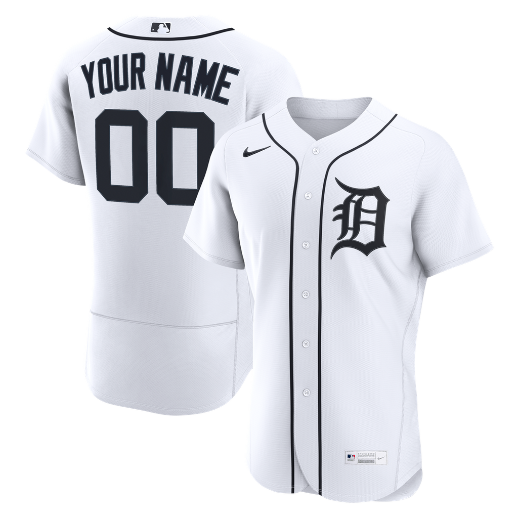 Detroit Tigers | Nike White Home Authentic Custom Jersey