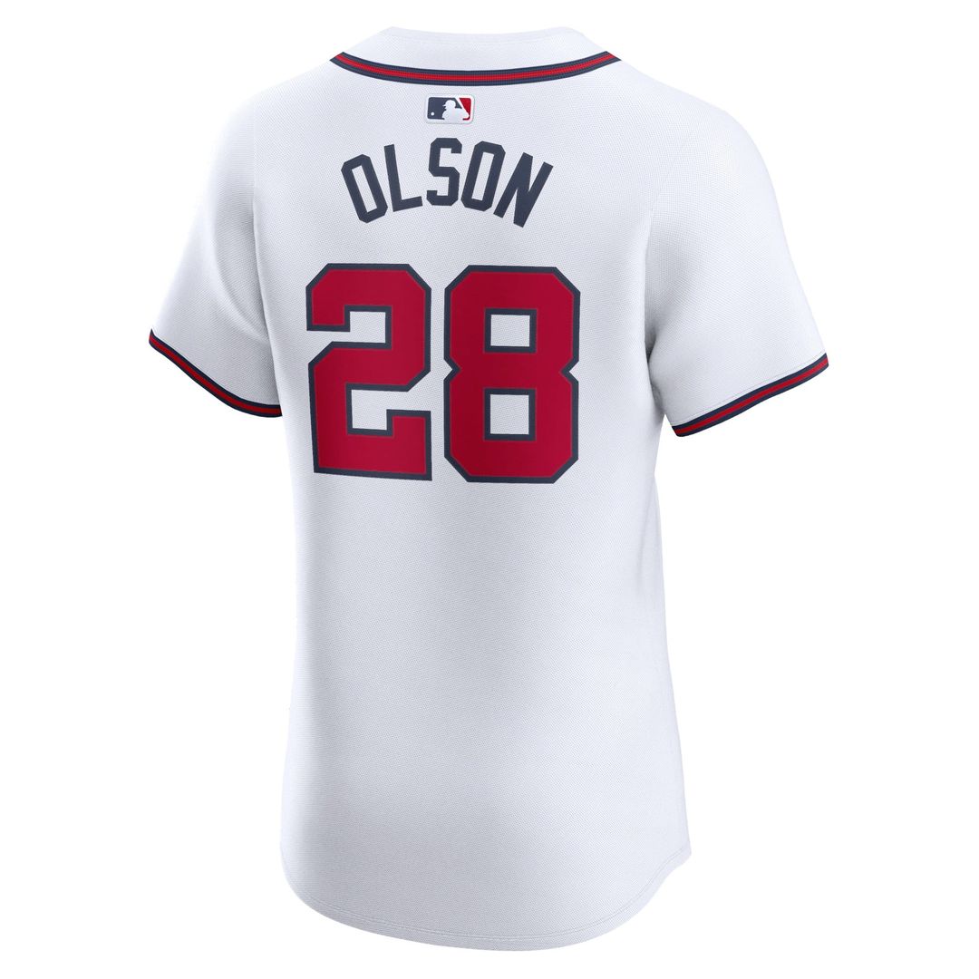 Atlanta Braves Matt Olson | Nike White Home Elite Player Jersey