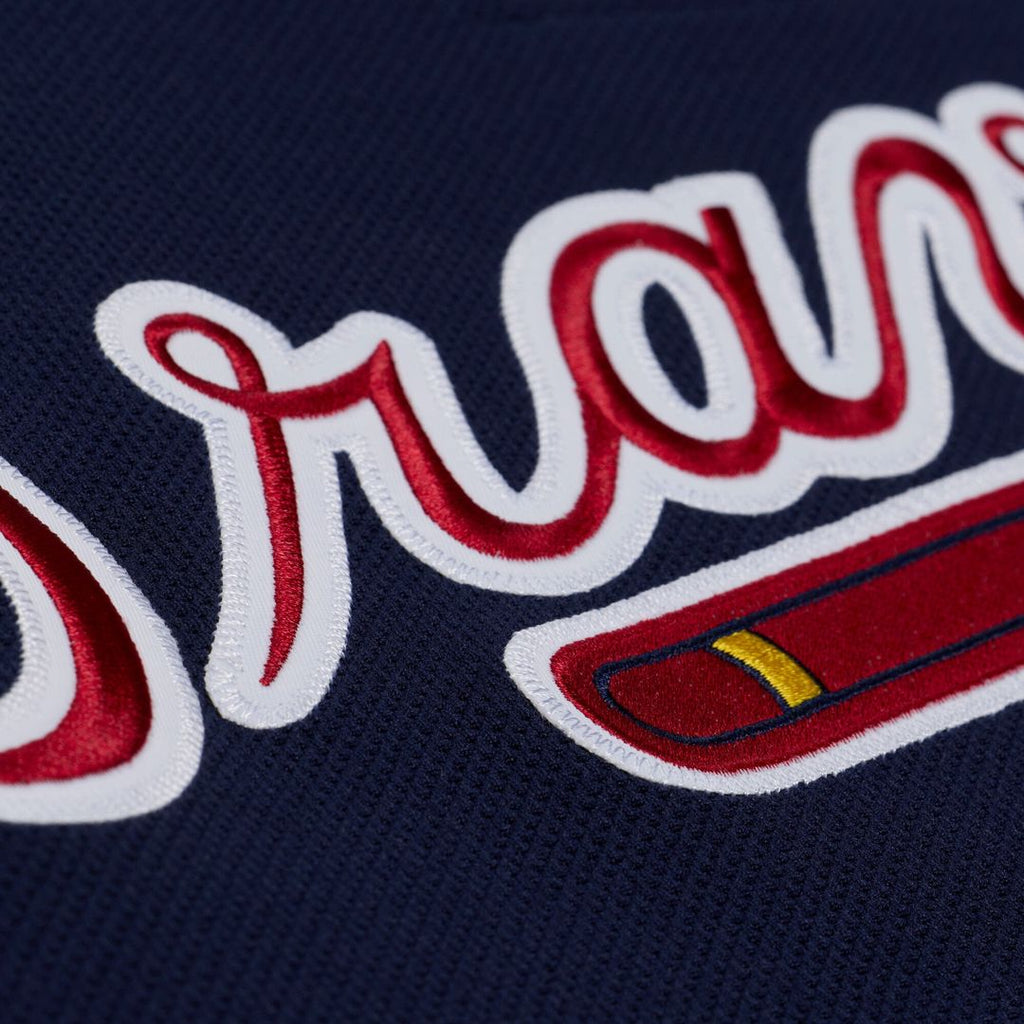 Atlanta Braves Andruw Jones | Mitchell & Ness Navy Authentic Batting Practice Jersey