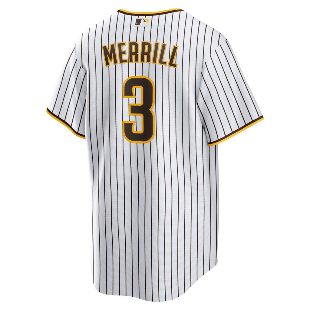 San Diego Padres Jackson Merrill | Nike White Home Replica Jersey