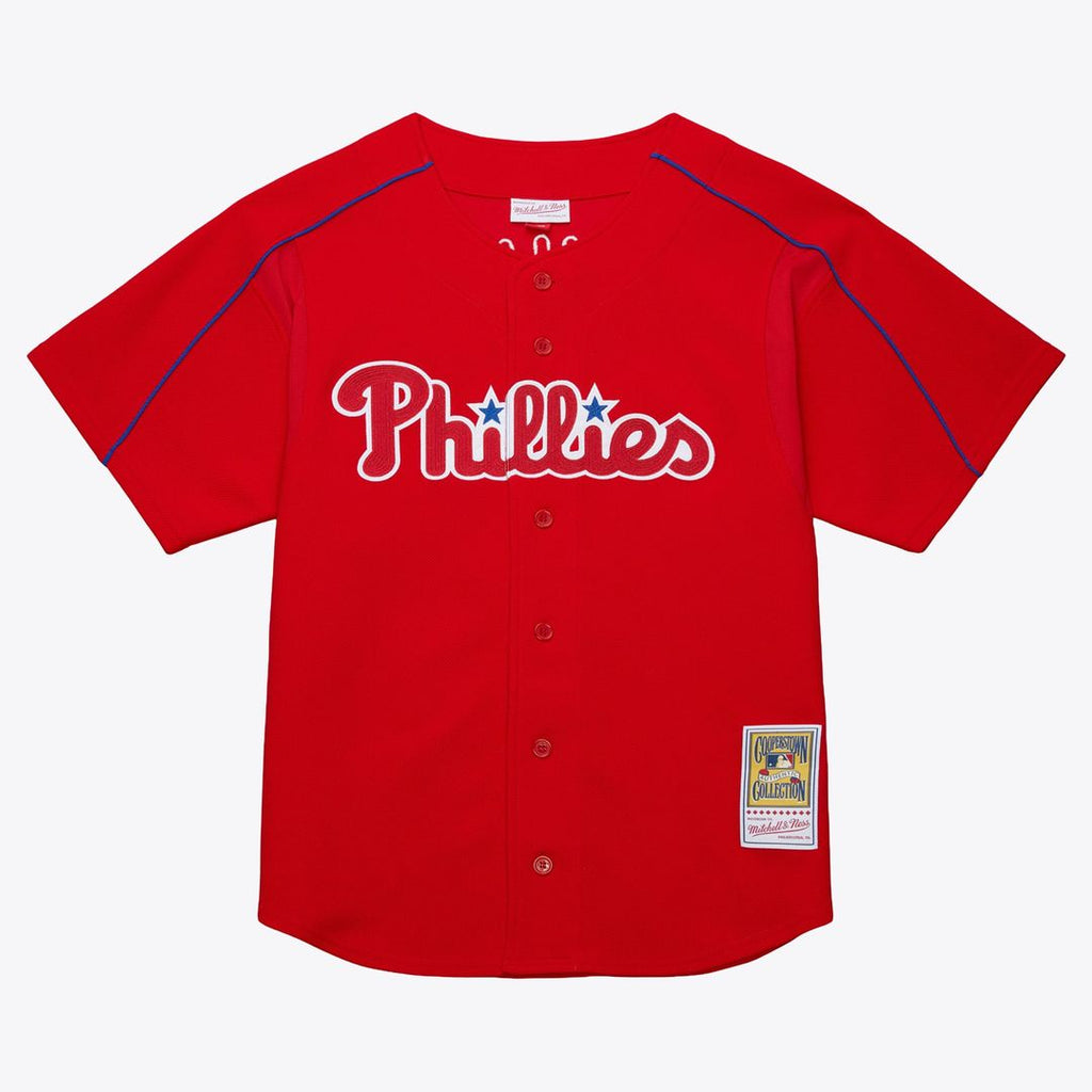 Philadelphia Phillies Ryan Howard | Mitchell & Ness Red Big & Tall Cooperstown Mesh Batting Practice Jersey