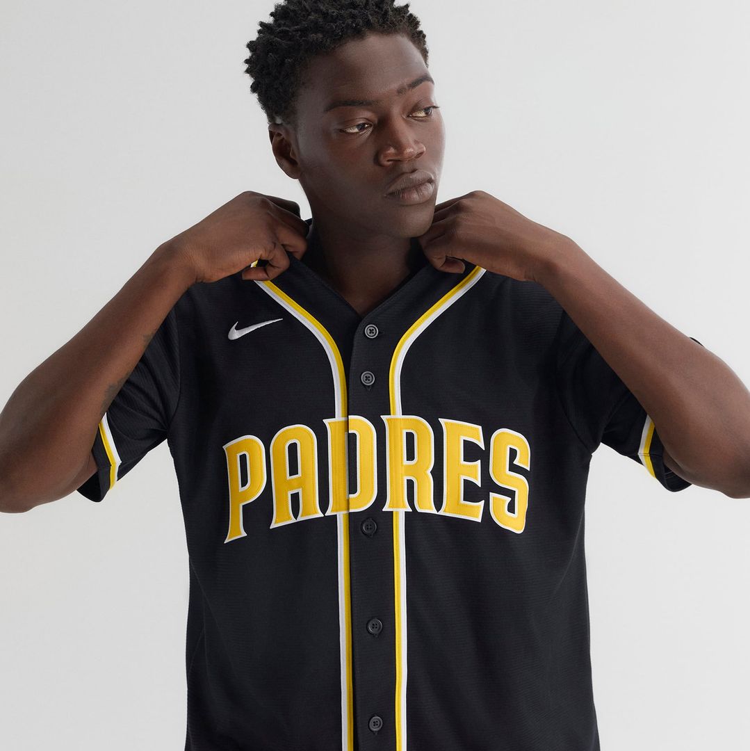 San Diego Padres Jackson Merrill | Nike Fashion Replica Black Out Jersey