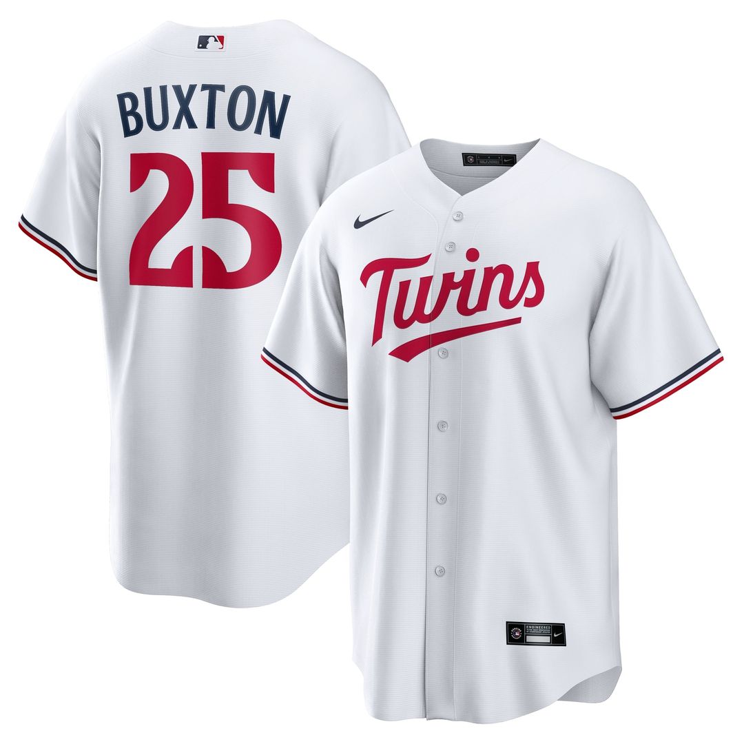 Minnesota Twins Byron Buxton | Nike White Home Replica Jersey