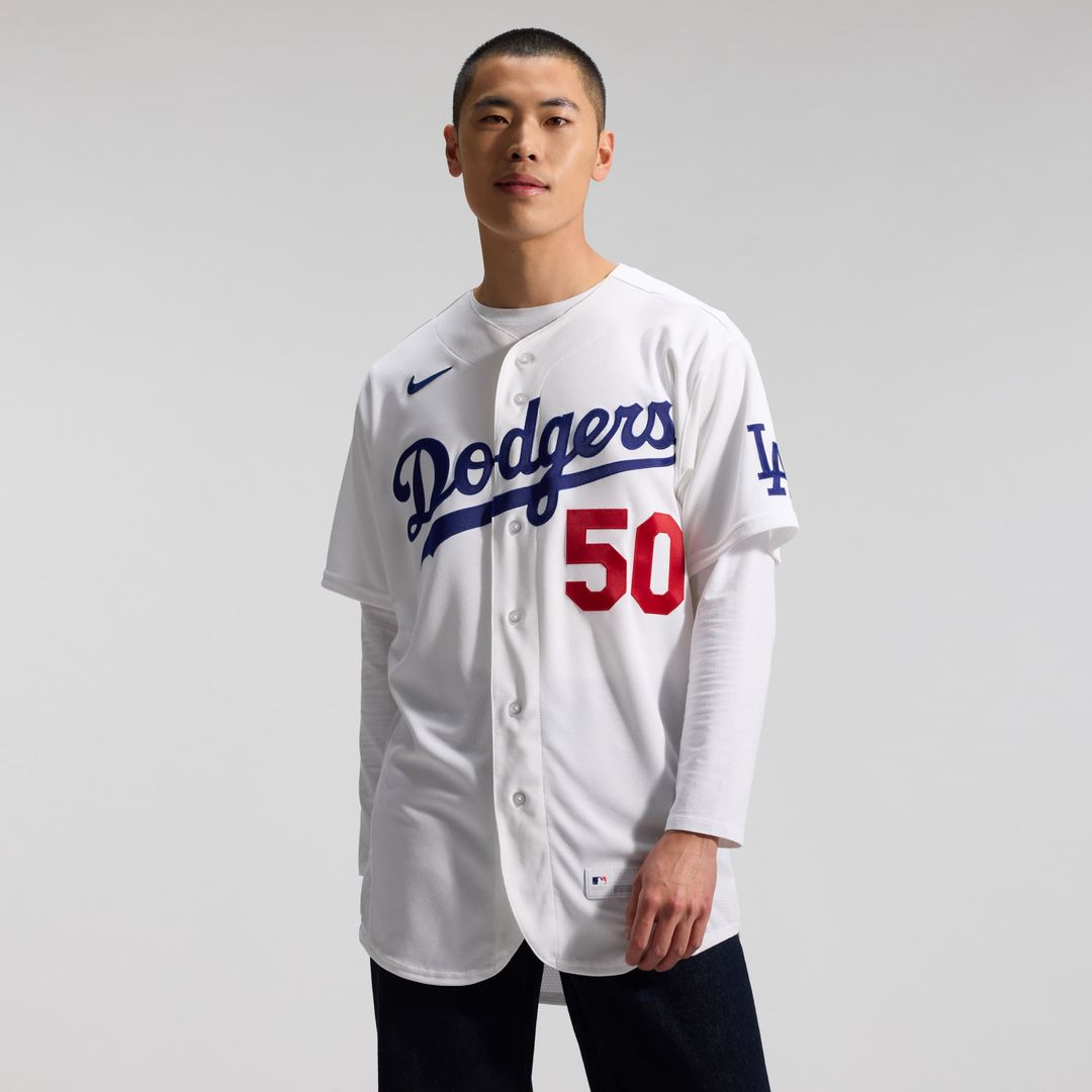 Los Angeles Dodgers Mookie Betts | Nike White Home Authentic Jersey
