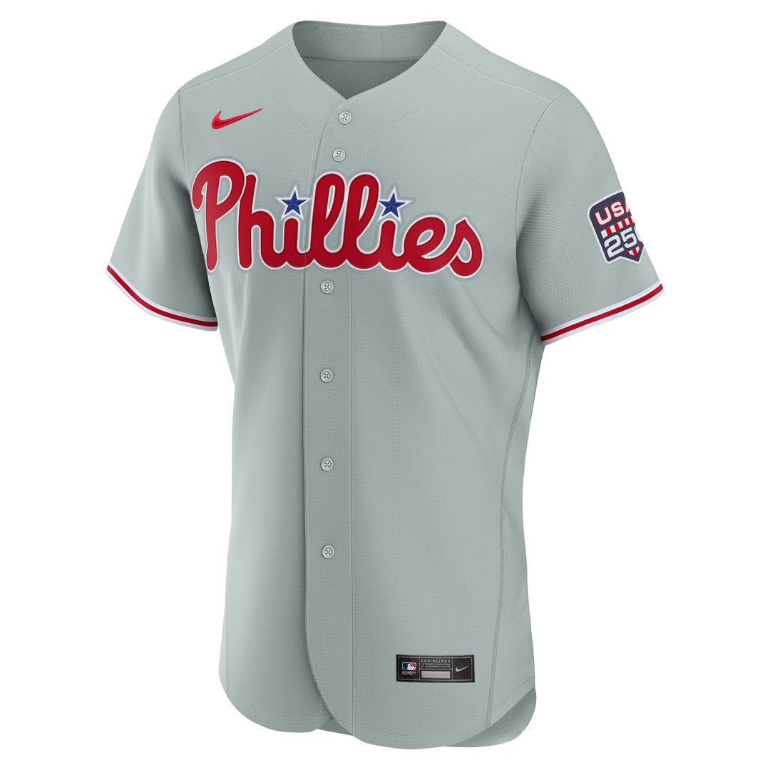 Fourth of July Philadelphia Phillies Bryce Harper | Nike Gray USA 250 Authentic Jersey