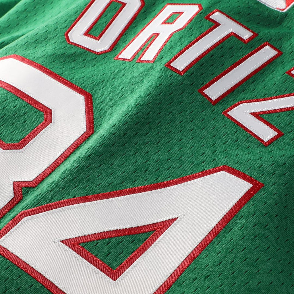 Boston Red Sox David Ortiz | Mitchell & Ness Red Big & Tall Cooperstown Mesh Batting Practice Jersey