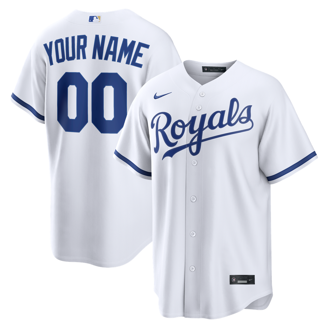 Kansas City Royals | Nike White Home Replica Custom Jersey