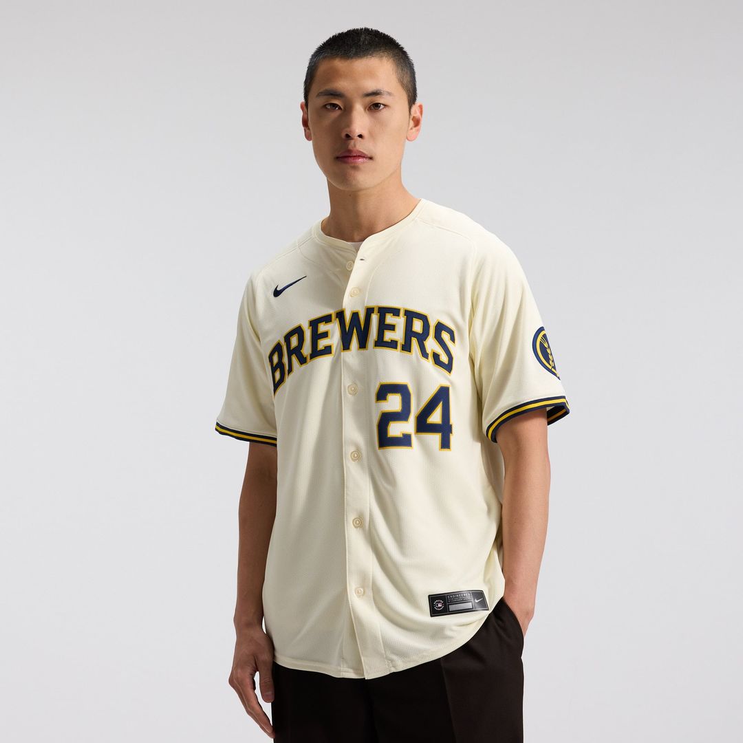 Milwaukee Brewers William Contreras | Nike Cream Home Limited Player Jersey