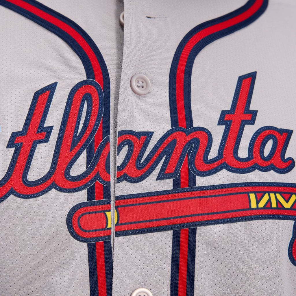 Atlanta Braves Ozzie Albies | Nike Gray Road Limited Player Jersey