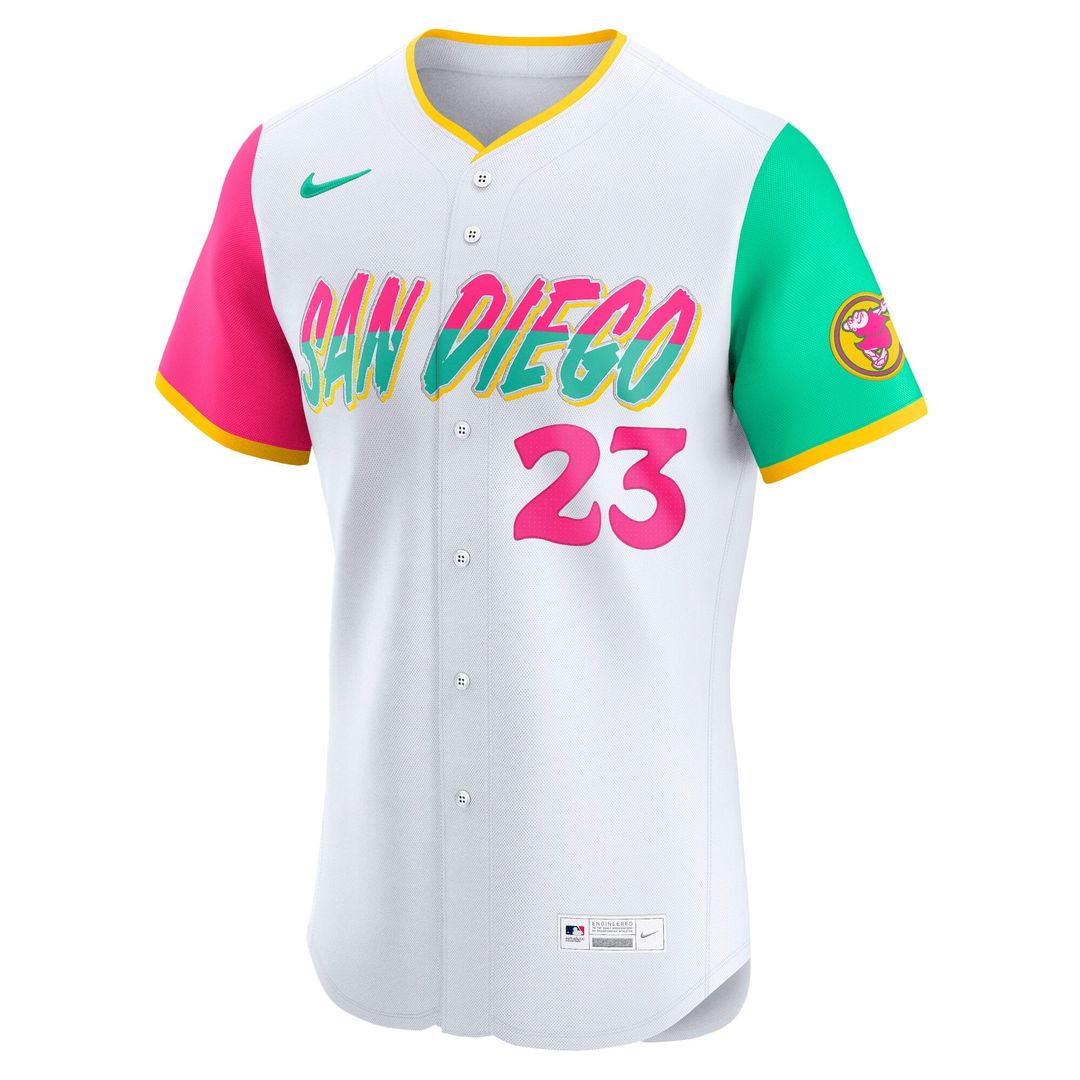 San Diego Padres Fernando Tatis Jr. | Nike White City Connect Elite Jersey
