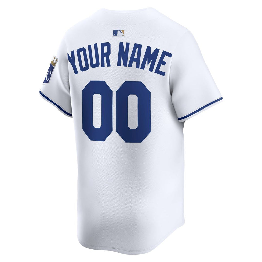 Kansas City Royals | Nike White Home Limited Custom Jersey
