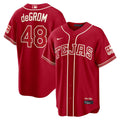 Texas Rangers Jacob deGrom | Nike Red 2026 City Connect Stadium Jersey