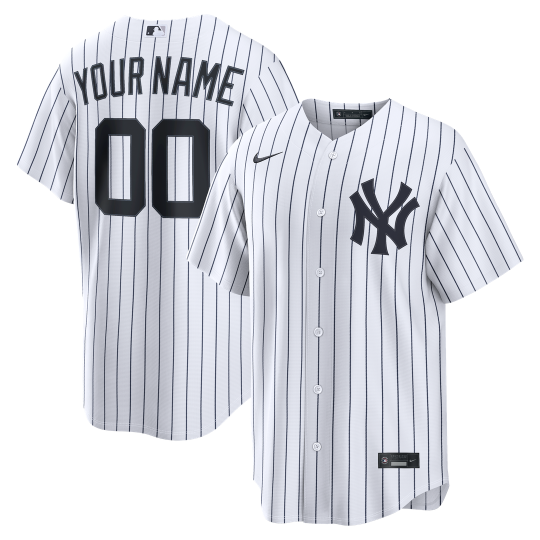 New York Yankees | Nike White Home Replica Custom Jersey