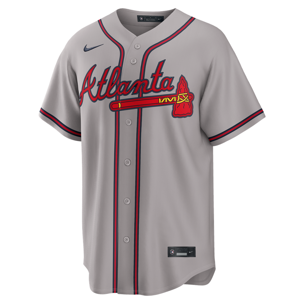 Atlanta Braves Ronald Acuña Jr. | Nike Gray Road Replica Jersey