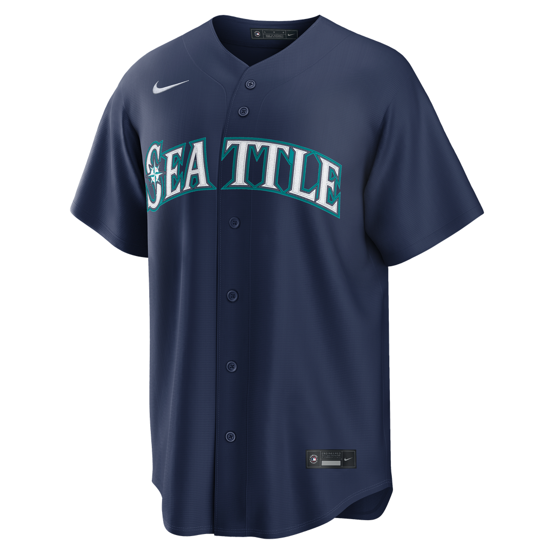 Seattle Mariners Cal Raleigh | Nike Navy Road Replica Jersey