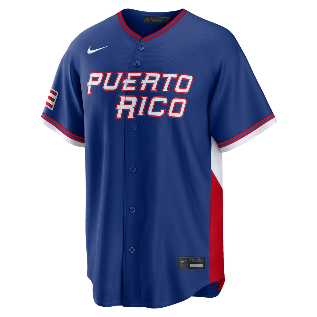 Puerto Rico Baseball Martín Maldonado | Nike Royal 2026 World Baseball Classic Road Stadium Jersey