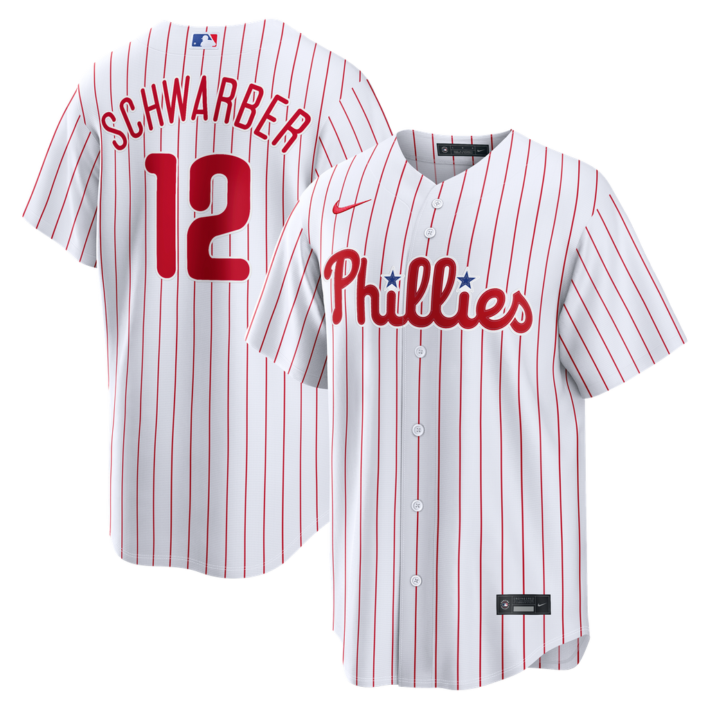 Philadelphia Phillies Kyle Schwarber | Nike White Home Replica Jersey