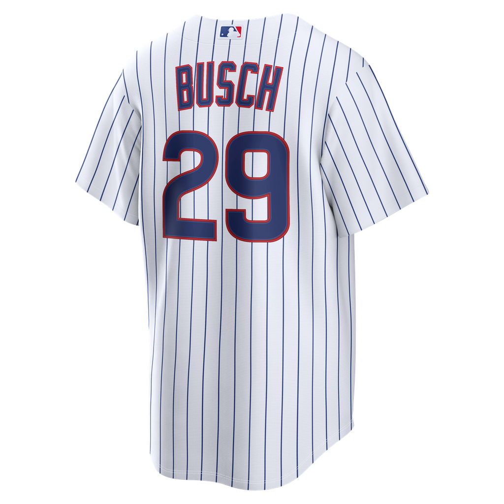 Chicago Cubs Michael Busch | Nike White Home Replica Jersey