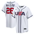 USA Baseball Nolan McLean | Nike White 2026 World Baseball Classic Home Stadium Jersey