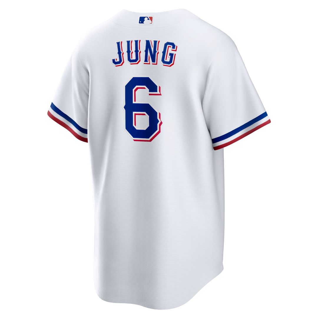 Texas Rangers Josh Jung | Nike White Replica Player Jersey