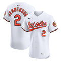 Baltimore Orioles Gunnar Henderson | Nike White Home Elite Jersey
