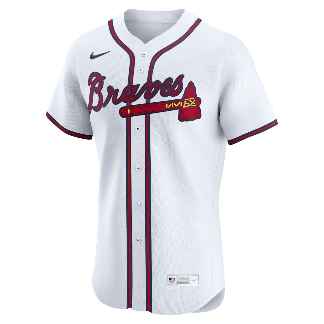 Atlanta Braves Ronald Acuña Jr. | Nike White Home Elite Player Jersey