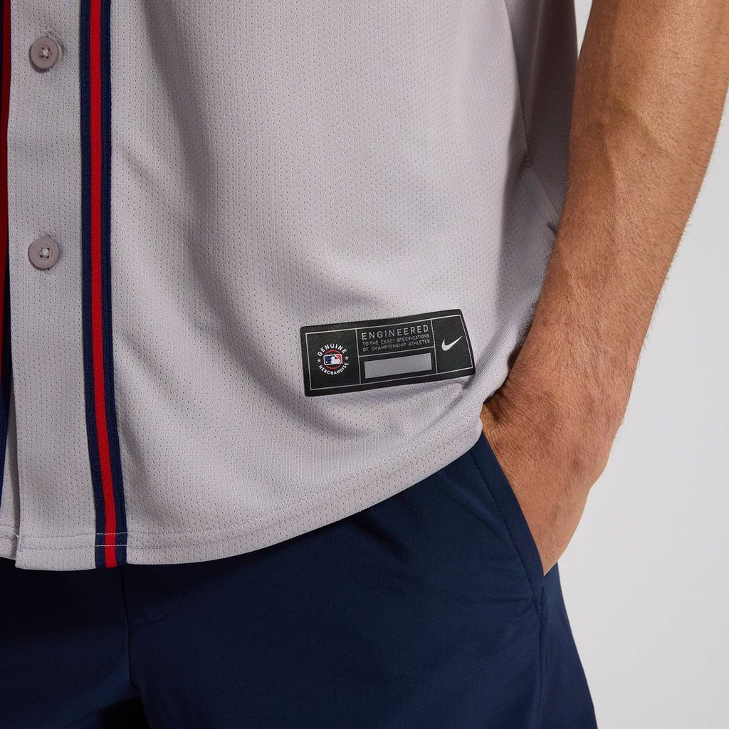 Atlanta Braves Ozzie Albies | Nike Gray Road Limited Player Jersey