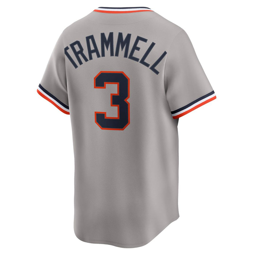 Detroit Tigers Alan Trammell | Nike Gray Cooperstown Collection Limited Jersey