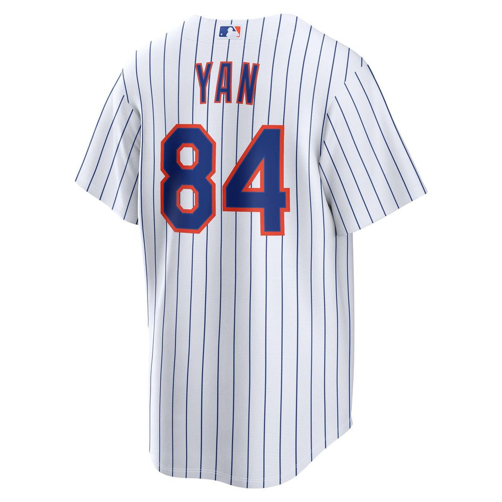 New York Mets Jefry Yan | Nike White Home Replica Jersey