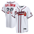 Fourth of July Atlanta Braves Drake Baldwin | Nike White USA 250 Stadium Jersey