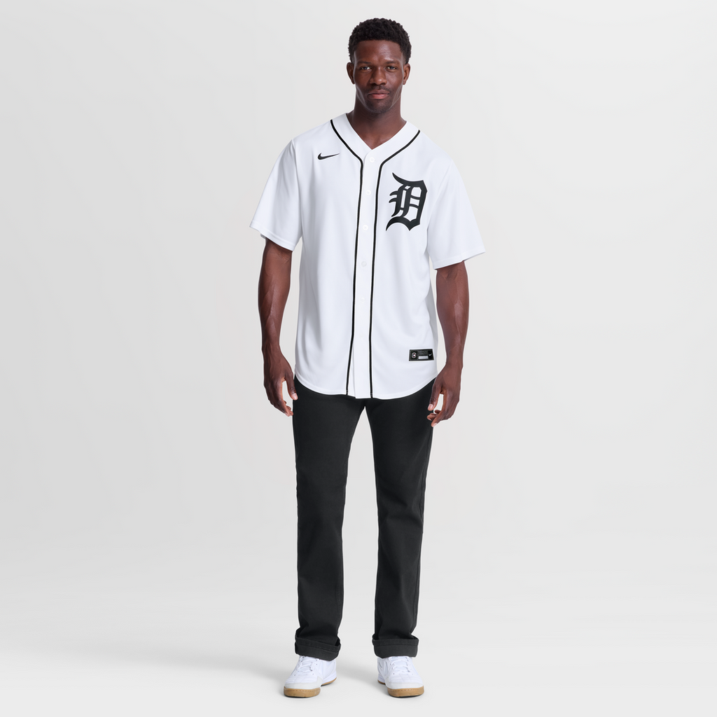 Detroit Tigers Javier Báez | Nike White Home Replica Jersey