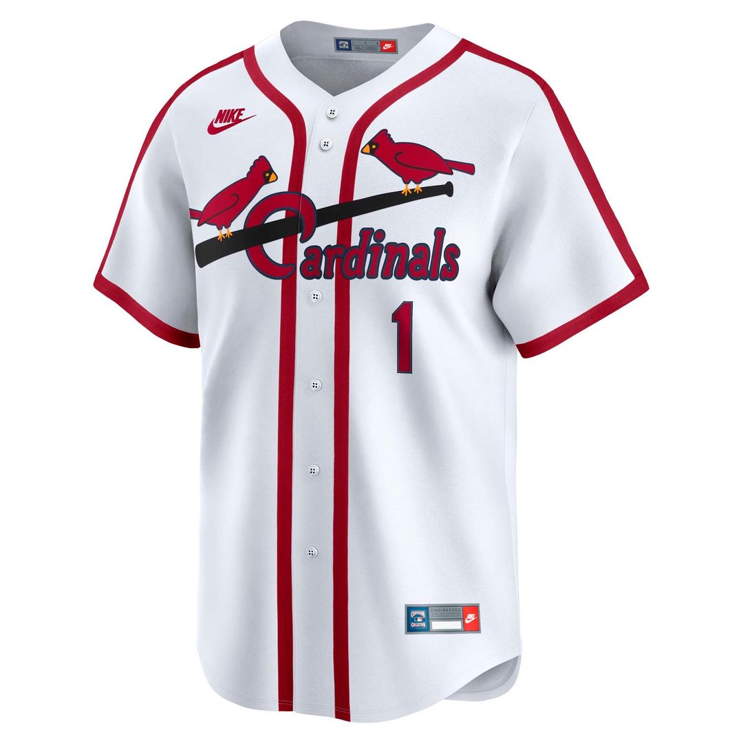 St. Louis Cardinals Ozzie Smith | Nike Blue Throwback Cooperstown Collection Limited Jersey