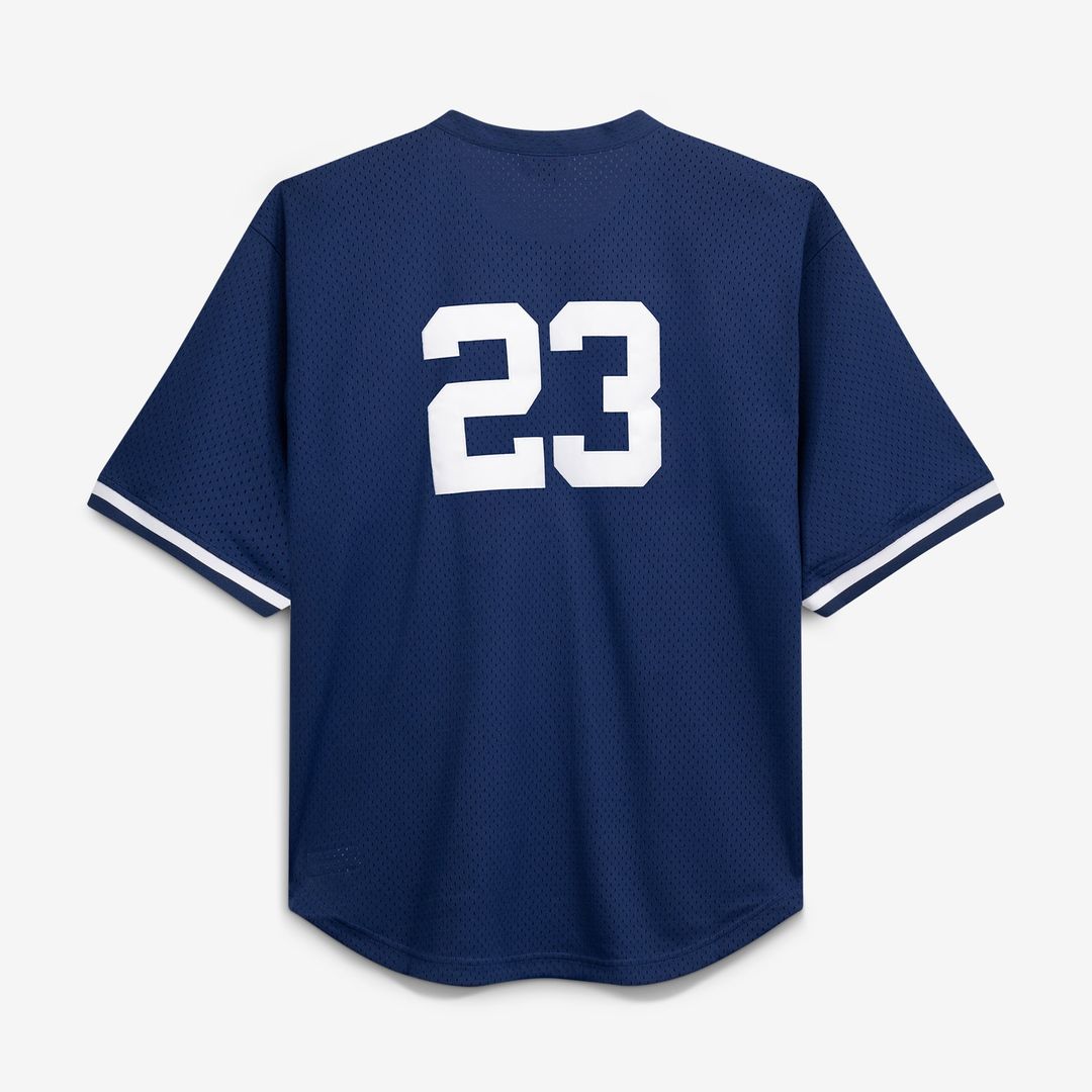 New York Yankees Don Mattingly | Mitchell & Ness Navy Cooperstown Collection Big & Tall Mesh Batting Practice Jersey