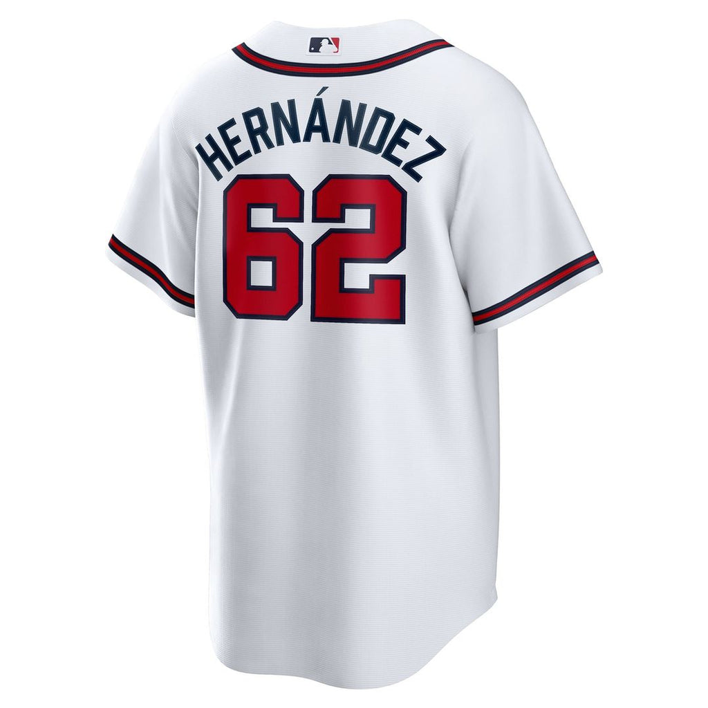 Atlanta Braves Daysbel Hernandez | Nike White Home Replica Jersey