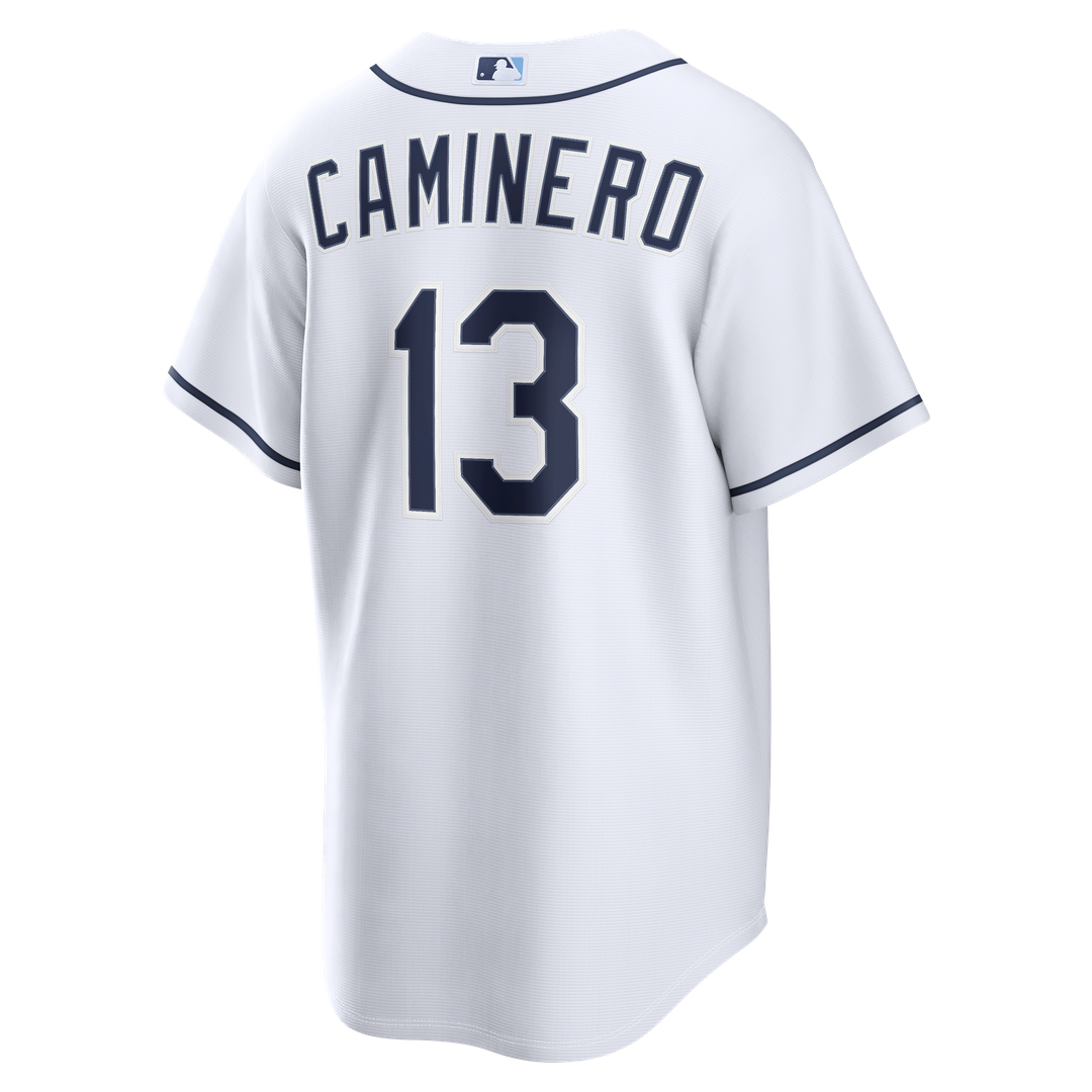Tampa Bay Rays Junior Caminero | Nike White Home Replica Jersey