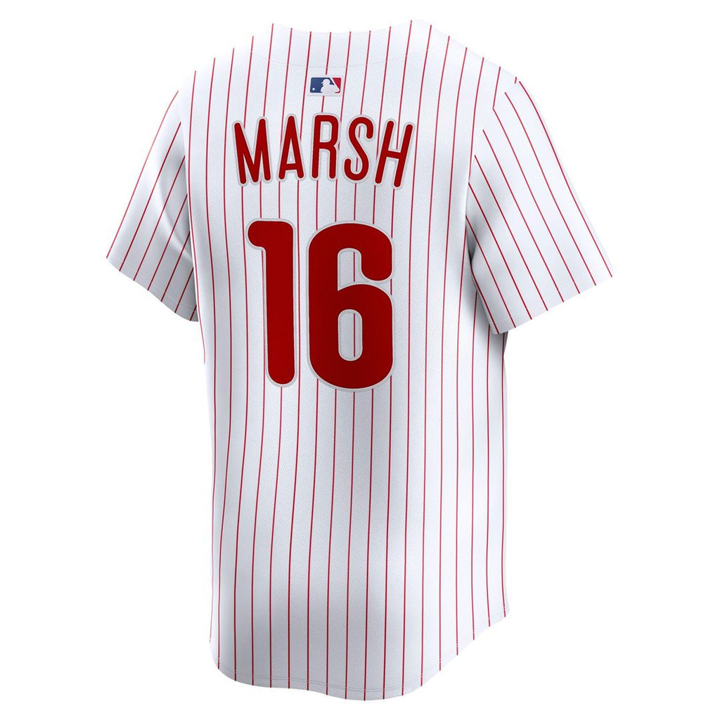Philadelphia Phillies Brandon Marsh | Nike White Home Limited Player Jersey