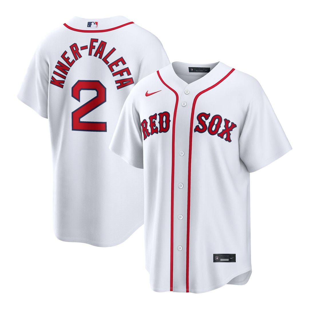 Boston Red Sox Isiah Kiner-Falefa | Nike White Home Replica Jersey