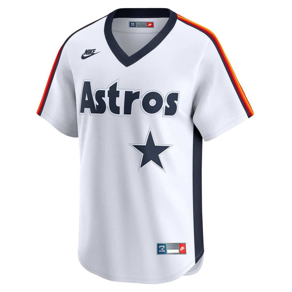 Houston Astros Nolan Ryan | Nike White Throwback Cooperstown Collection Limited Jersey