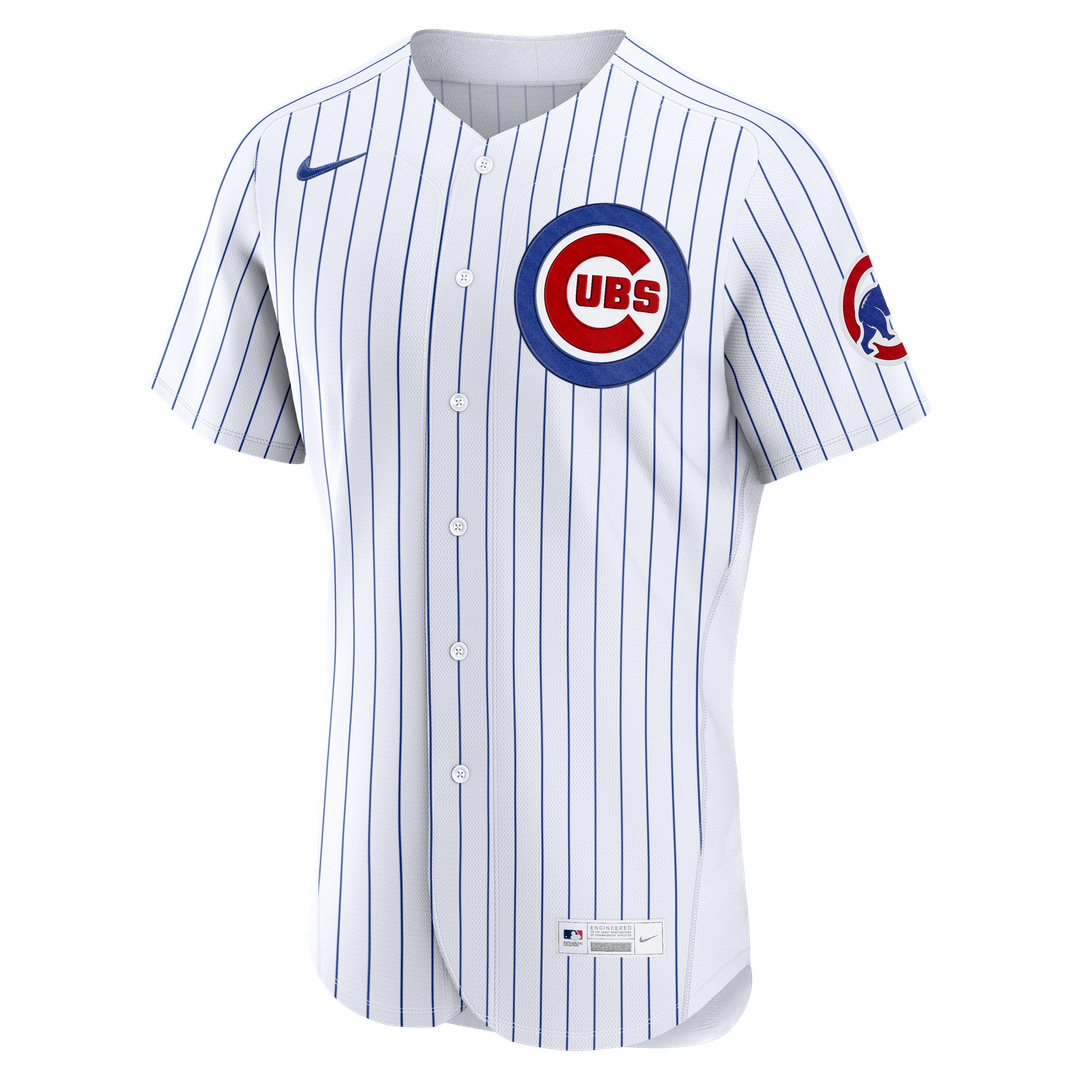 Chicago Cubs Dansby Swanson | Nike White Home Authentic Jersey
